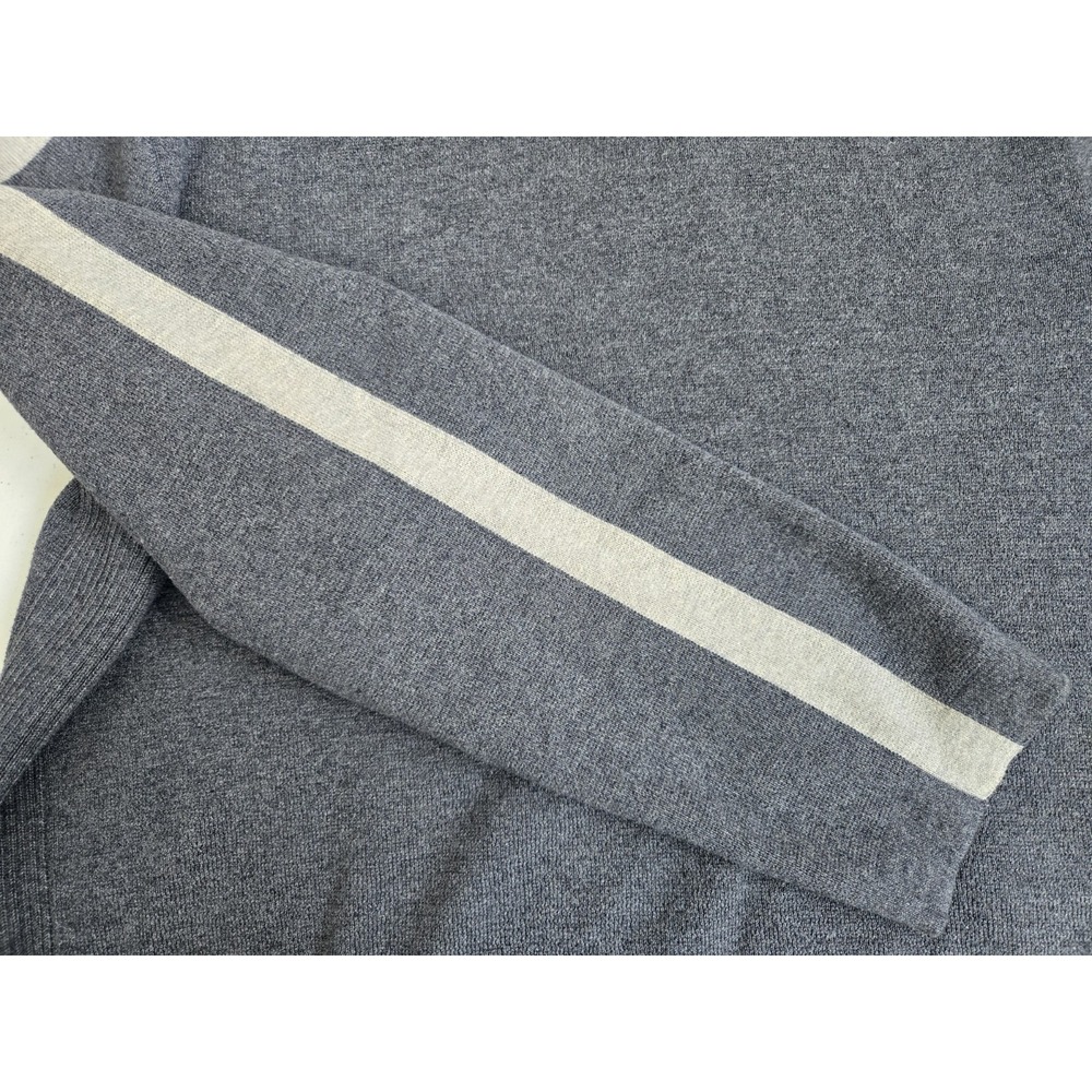 Eddie Bauer Men's XL Gray Mediumweight Thick Long Sleeve Crew Neck Knit Sweater - Picture 7 of 14